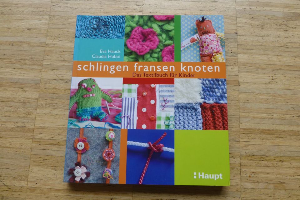 Kreativ Kinder Schlingen Fransen Knoten Buch groß neuwertig in Frankfurt am Main