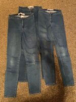 3er Set Jeans Skinny blau Sachsen - Stützengrün Vorschau