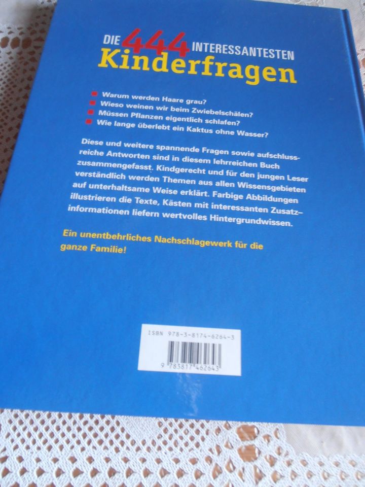 Die 444 interessantesten Kinderfragen Buch für Kinder wie neu in Greifswald
