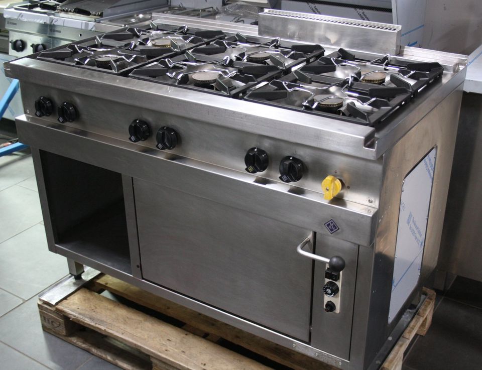 4 FL. Gasherd MKN OPTIMA 700 mit Gasbackofen online kaufen