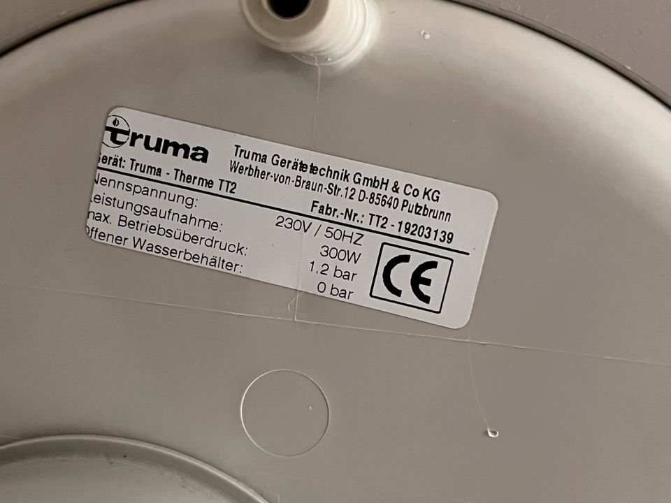 Truma Therme Boiler TT2 TT-2 Warmwasser für Wohnwagen Wohnmobil in Faßberg