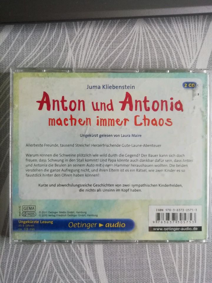 Anton und Antonia machen immer Chaos in Maulbronn