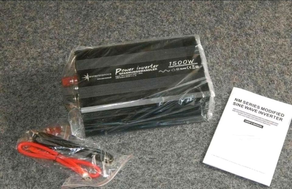 SPANNUNGSWANDLER 1500/3000W-12V 230V WECHSELRICHTER INVERTER USB in Recklinghausen