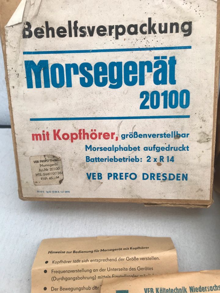 Morsegerät 20100 ddr Retro in Brandenburg an der Havel
