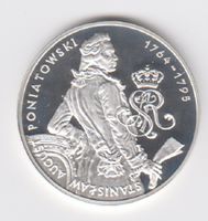 Polen 10 Zloty Silber Münze Stanislaw II. Poniatowski 2005 PP Nordrhein-Westfalen - Herne Vorschau