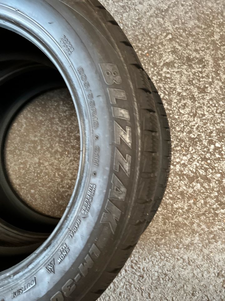 2x 205/55R16 91H Bridgestone Blizzak LM30 Winterreifen in Stockstadt