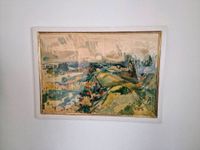 Gemälde undeutlich signiert | Aquarell hinter Glas Antik Köln - Humboldt-Gremberg Vorschau