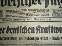 Titelseite Hannoverscher Anzeiger von 1934 Nordrhein-Westfalen - Paderborn Vorschau