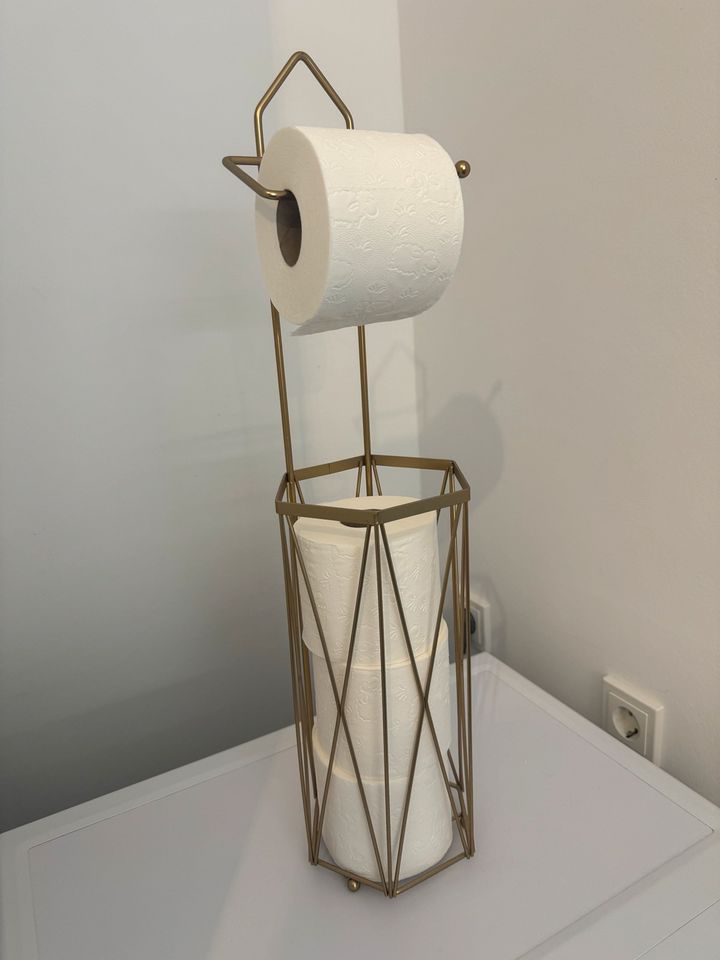 Toilettenpapierhalterung Klorollenhalter gold Klopapierhalterung in Köln