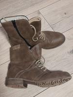 Neuwertige Rieker Stiefelette in braunem Leder☆ Gr.38☆ Hessen - Hessisch Lichtenau Vorschau