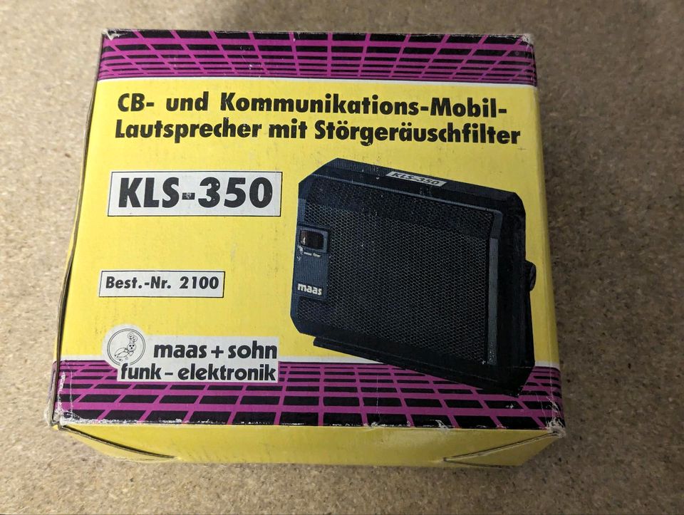 Maas KLS-350 CB-Funk Lautsprecher mit Störgeräuschfilter in Düren