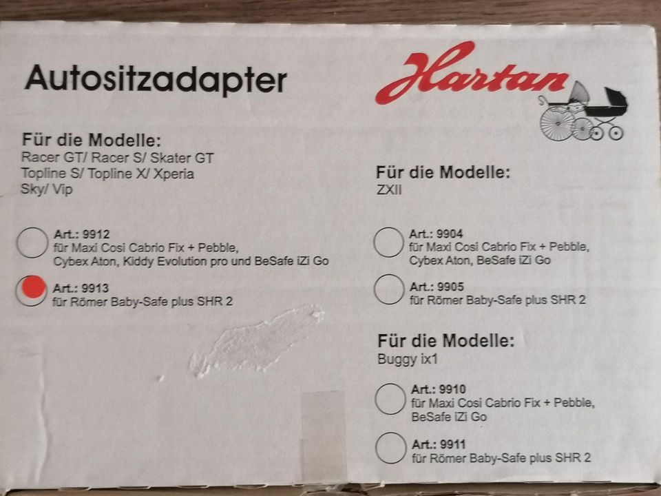 Hartan Autositz Adapter für Römer in Rietberg