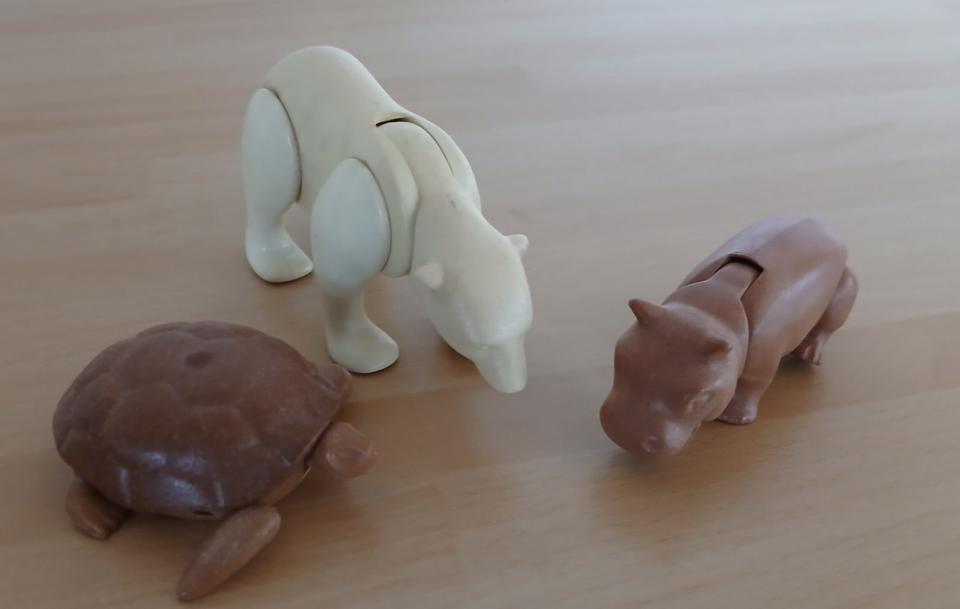 Playmobil Tiere Eisbär Nielpferd Schildkröte Adventskalender in Lauda-Königshofen