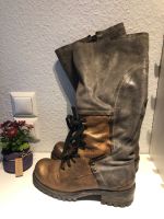 Papucei Stiefel Gr.39 Braun Gold Leder Sachsen-Anhalt - Genthin Vorschau