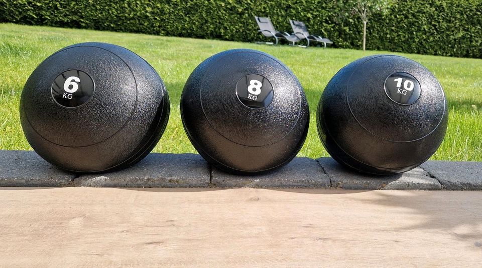 6-8-10 kg Slamball Medizinball Fitnessball Wallball Gewichtsball in Panketal