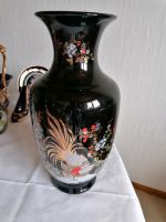 Vase schwarz mit Gold Dekor, Motiv Rebhuhn Bochum - Bochum-Wattenscheid Vorschau