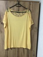 T-Shirt gelb mit Spitze Gr. L (44/46) von Janina Niedersachsen - Garbsen Vorschau