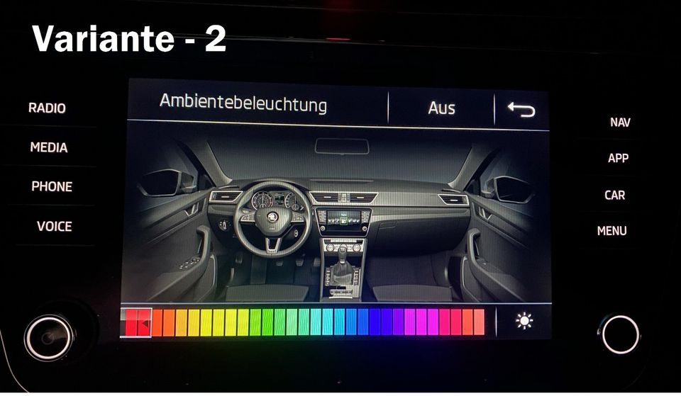30 Farben Ambientebeleuchtung VW / SEAT / SKODA / AUDI in Berlin