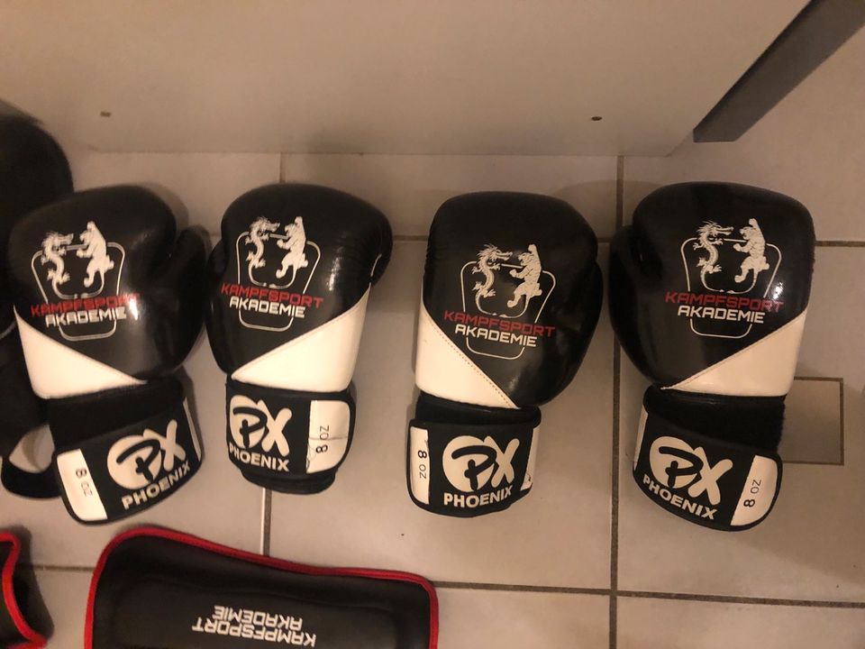 Kickbox Ausrüstung in Fell