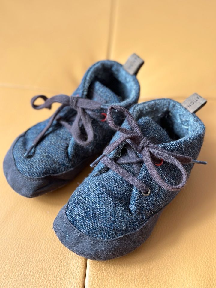 Wildling Kleinkind Schuhe 21 Dunkelbraun Merino in Gummersbach