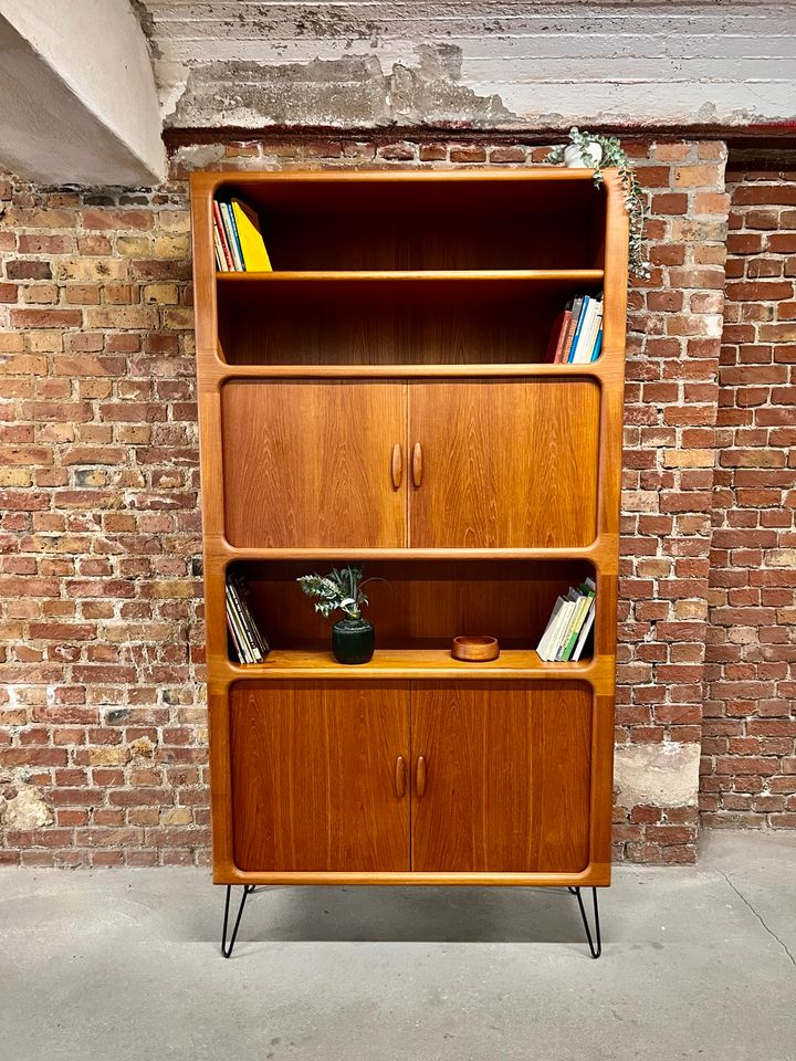 Teak Highboard Bücherschrank Regal Bar Dyrlund Retro Mid Century in Berlin