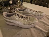 Puma Sneaker silber glitzer Gr. 39 Nordrhein-Westfalen - Rheine Vorschau