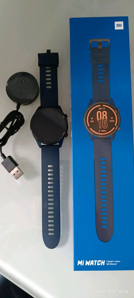 Xiaomi Mi Watch Navi Blue Neuwertig in Lippstadt