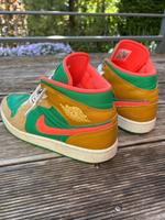 Nike Air Jordan 1 Mid Wheat Watermelon, Größe 44 Bayern - Olching Vorschau