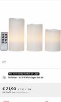 LED Kerzen 3er Set Dimmbar Timer Fernbedienung Weihnachten Neu Dortmund - Eving Vorschau