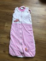 Baby Schlafsack Mädchen Größe 90 Rosa/Pink gestreift mit Raupen Mecklenburg-Vorpommern - Ahrenshagen-Daskow Vorschau