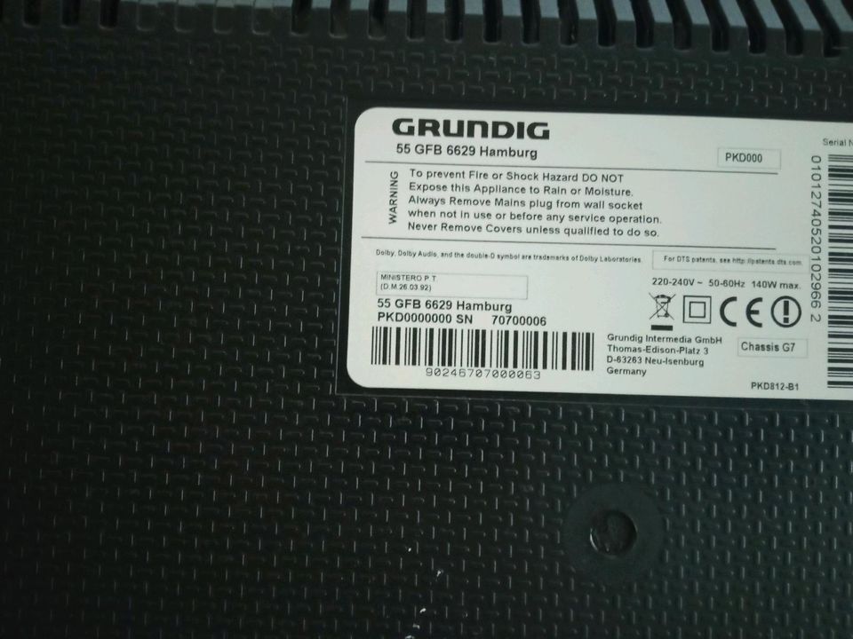 Grundig 55 GFB 6629 in Ladbergen