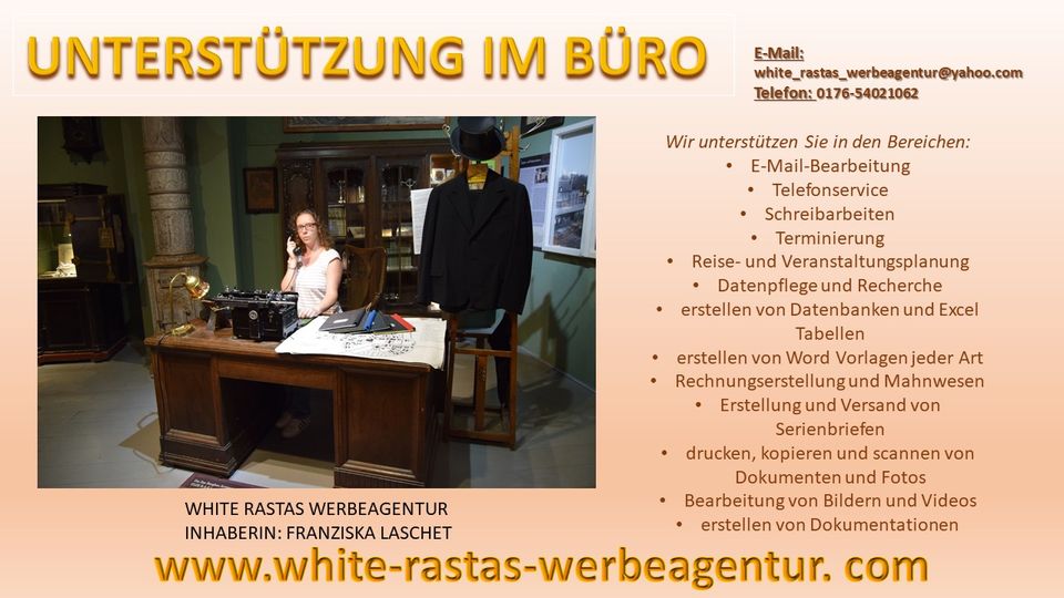 Bürohilfe Unterstützung für ihr Büro Büroservice Bürokraft in Quedlinburg