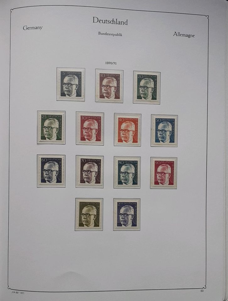 Deutsche Bundespost Postfrisch   1949 - 1980 in Bocholt