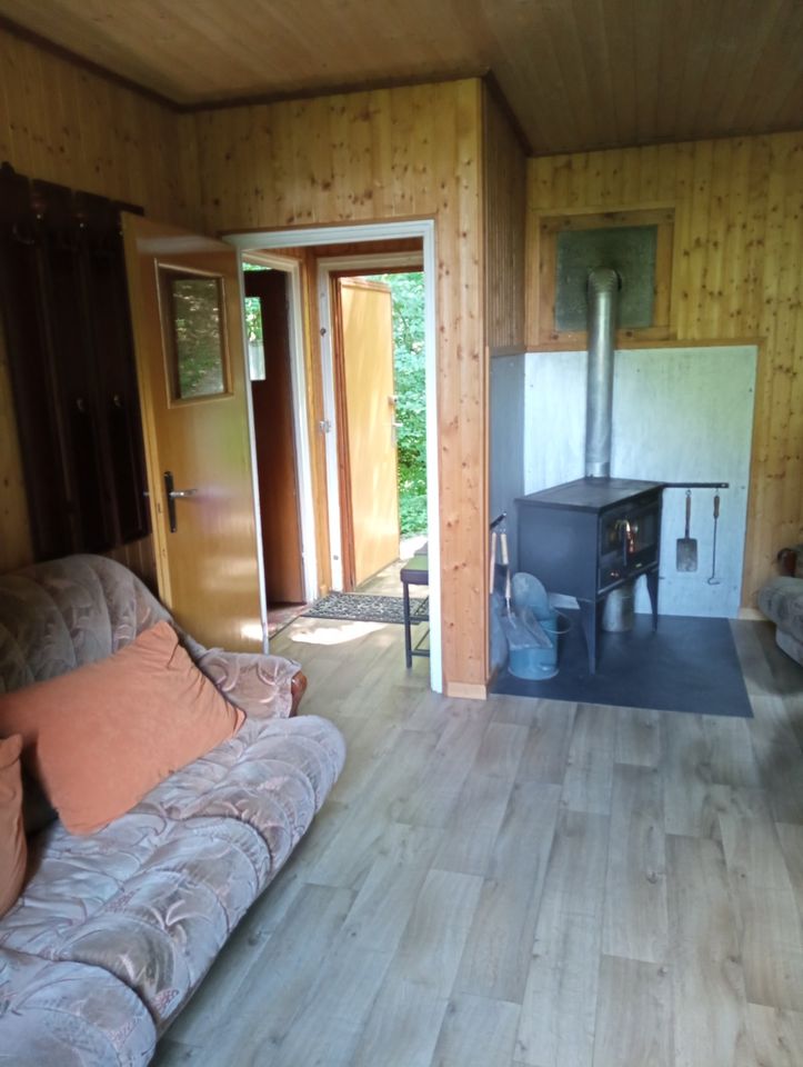 Jagdhütte, einsam, abgelegen Hütte, absolute Alleinlage im Wald in Oechsen