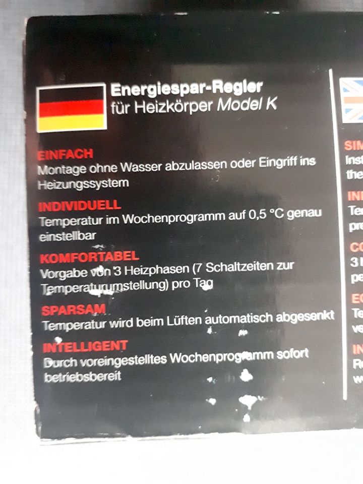 Energiespar-Regler Heizkörper Model K neuwertig OVP eQ3 in Lahnstein