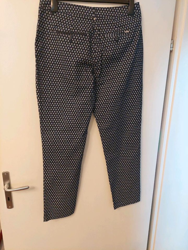 Damen Hose, Größe 40, schwarz/lila, Marke Canda in Saarbrücken