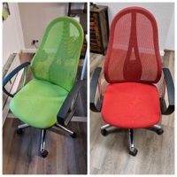 Bürostuhl - Bürostühle - Drehstuhl 1x grün & 1x rot Schleswig-Holstein - Osterrade Vorschau