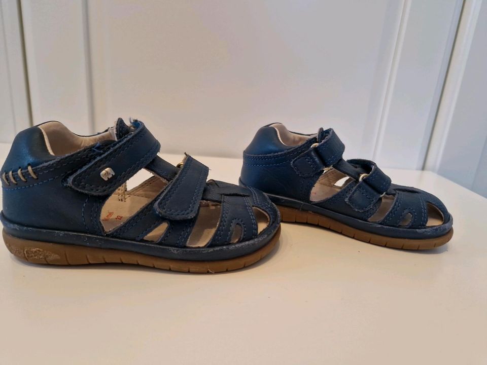 Elefanten Schuhe Halbschuhe Sandalen Gr. 22 blau ❤️1.Hand❤️ in Osterby bei Medelby