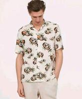 H&M Herrenhemd Kokosnuss Print Berlin - Reinickendorf Vorschau