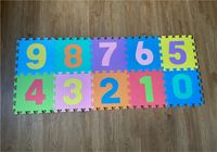 10 Puzzle Matten, Zahlen lernen, Kinderzimmer Spielmatte Bayern - Wörnitz Vorschau