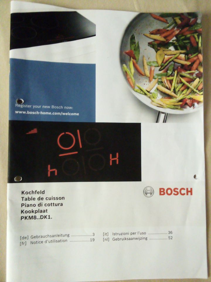 Bosch autarkes Kochfeld Glaskeramik in Loßburg