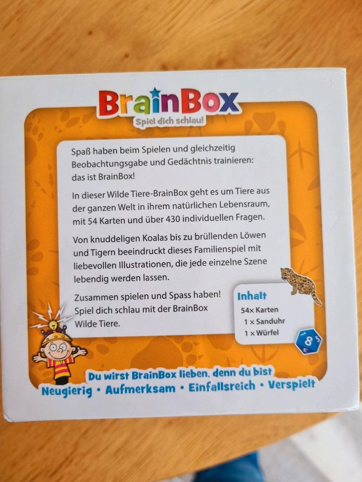 Spiel Brain Box Wilde Tiere, neu und OVP in Laatzen