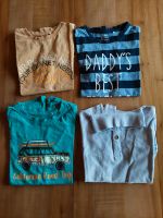 4 T-Shirts, Gr. 128, Esprit, Mango, Ernsting's Family, Setpreis Bayern - Neubrunn Vorschau