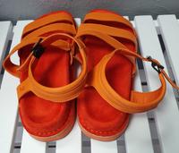 Deerberg Sandalen Leder orange Gr. 39 Nordrhein-Westfalen - Witten Vorschau