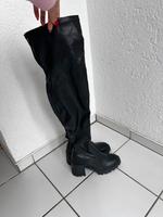 Schwarze Overknees Boots - Zara Hessen - Langen (Hessen) Vorschau