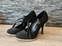 High Heels Schwarz Gold Hessen - Dornburg Vorschau