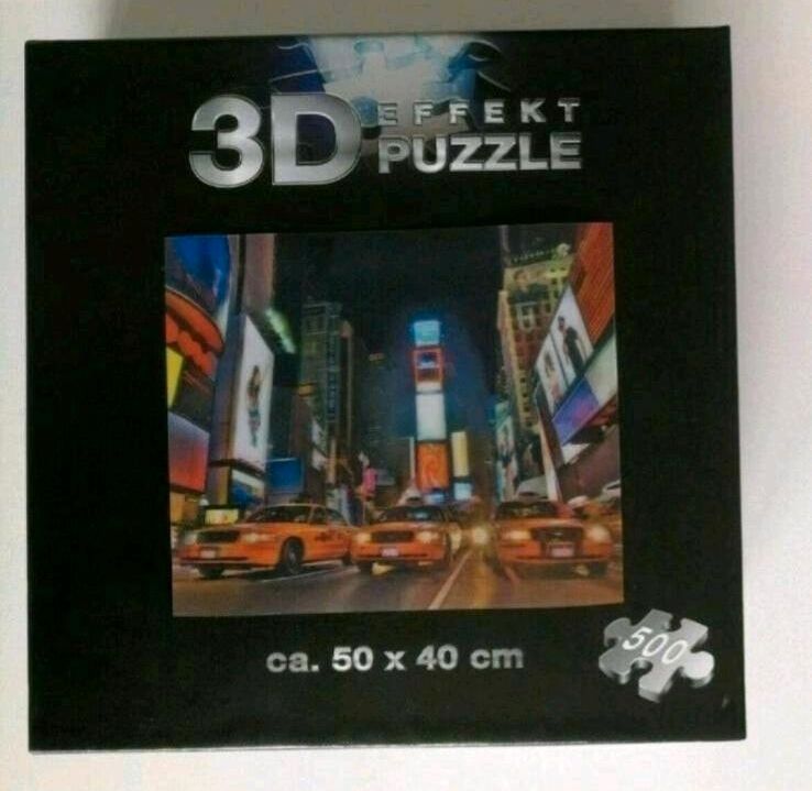 3D Effekt Puzzle New York City 500 Teile in Bad Oeynhausen