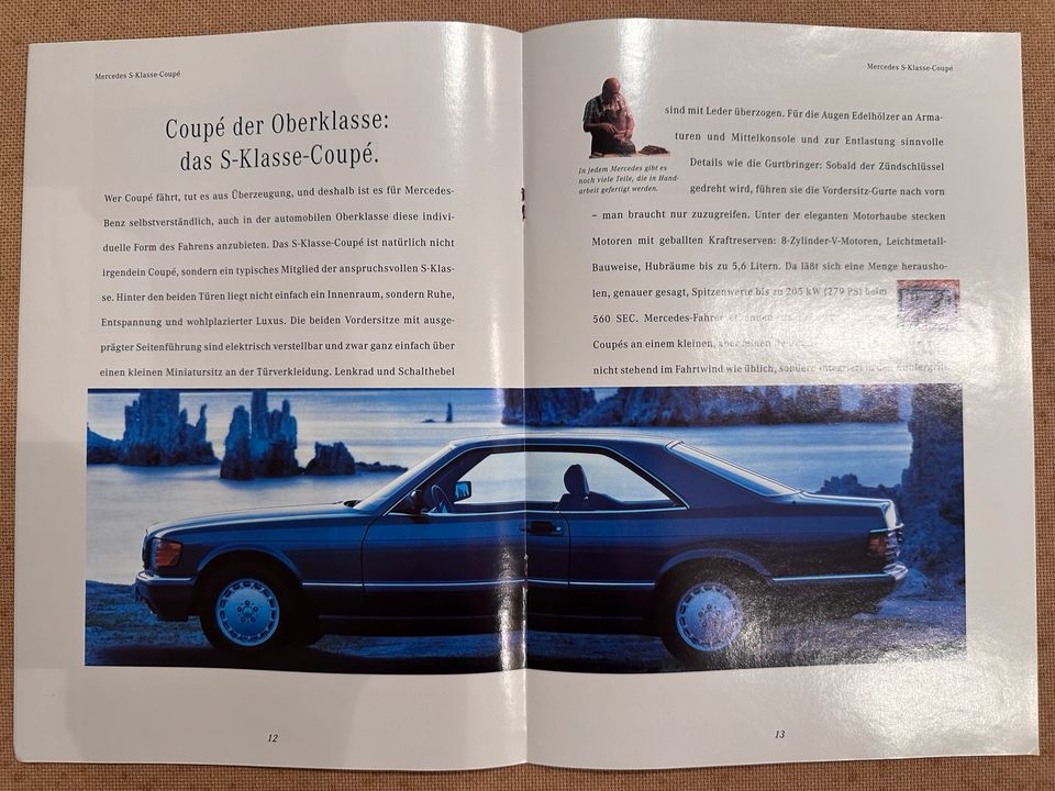 Pkw Programm von Mercedes-Benz. 1990, 1991, 2001. und MB Aktuell in Gerlingen