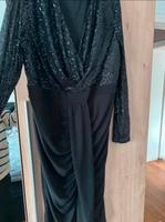 Jersey Kleid mit Pailletten und Drapierung Hessen - Wiesbaden Vorschau