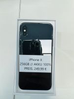 IPHONE X  256GB AKKU 100% Gebraucht Niedersachsen - Braunschweig Vorschau